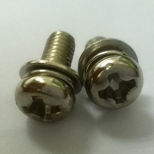 現貨可批發可零售包郵 十字盤頭組合螺釘PM/SPW4*15，專業燈具螺絲首選